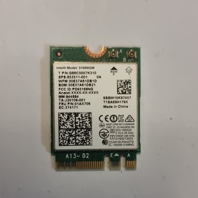 WLAN/Bluetooth Notebook-Karte aus Acer Aspire ES1-523/ES1-524 Series