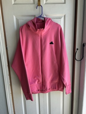 Pink Hoodie Adidas Zne Mens Hoodie Adidas Premium FZ Hoodie Pink