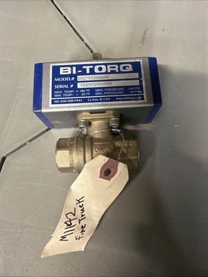 Bi-Torq IS2P0532DAPN 1/2 INCH PNEUMATIC ACTUATOR VALVE 1000PSI M1142 Fire Truck