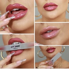 Lippenstift Set HOT OMBRÉ 5 Farben 1 Baby Gloss 1 Heißglanz Balsam Geschenktüte KOSTENLOSER VERSAND