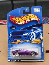 Hot Wheels 2001 Dodge Charger R/T Purple 108 Diecast Car New on Card 50638