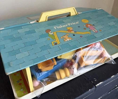 Vintage 1978 Fisher-Price Little People Schoolhouse Playset
