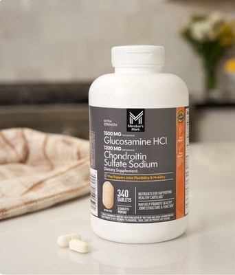 Member's Mark Extra Strength Glucosamine HCl and Chondroitin Sulfate, 340 Count
