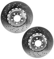 SHW Performance Pair Set of 2 Front 380mm Brake Disc Rotors for BMW F80 F87 F82