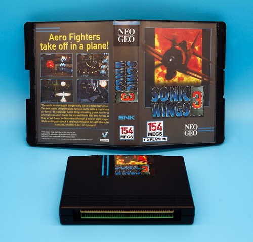 Sonic Wings/Aero Fighters 3 English AES • Neo Geo Console/System • SNK Shooter - Picture 5 of 5