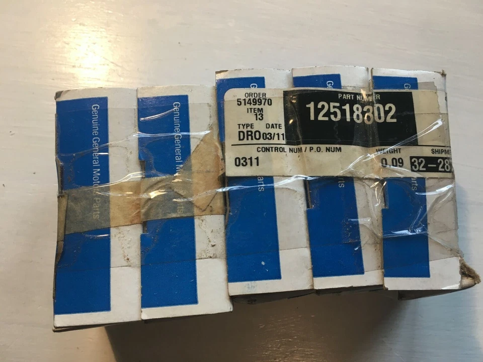 5x Rodamientos de varilla de conexión OEM GM 12518302 - 4704A6 - B7-2 Foto 2 de 2
