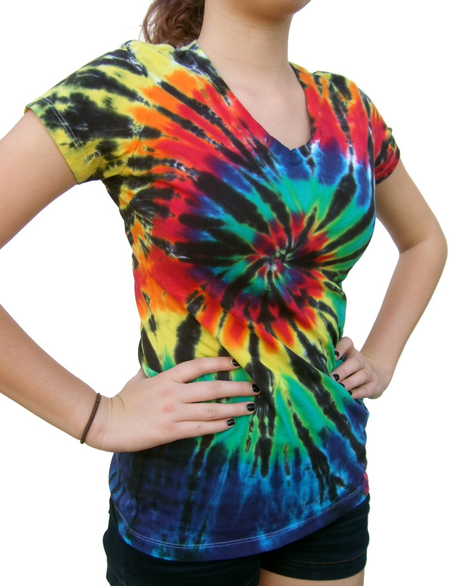 tシャツ TIE DYED JAGGED PATTERN L/S TEE レディース TIE DYED JAGGED PATTERN L/S TEE（Tシャツ/カットソー