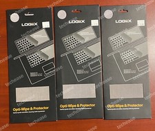 Lot of 3 Logiix Opti-Wipe Protectors for MacBook/iPad/Keyboard - New