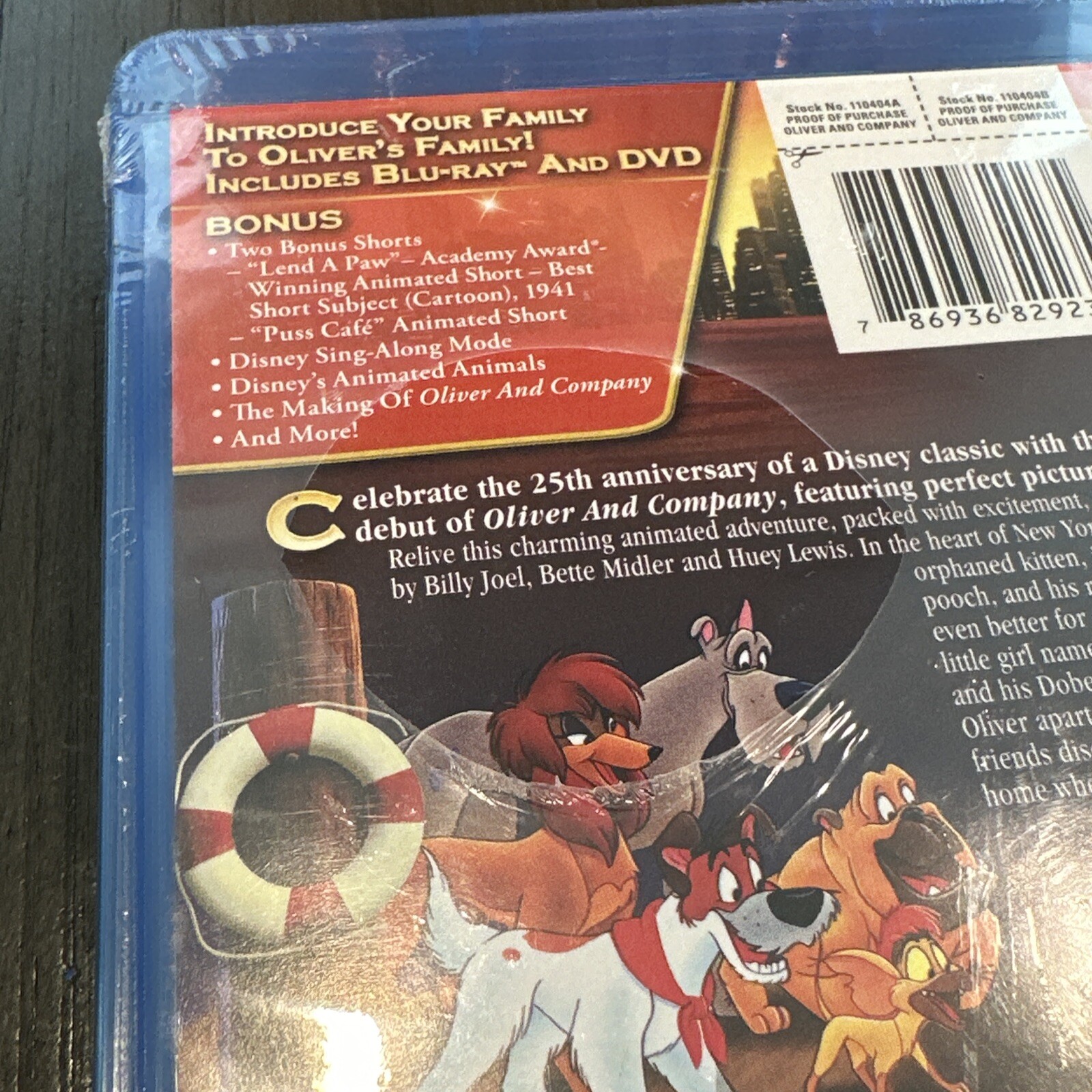 Oliver & Company (25th Anniversary Edition) (Blu-ray, 1988) for 