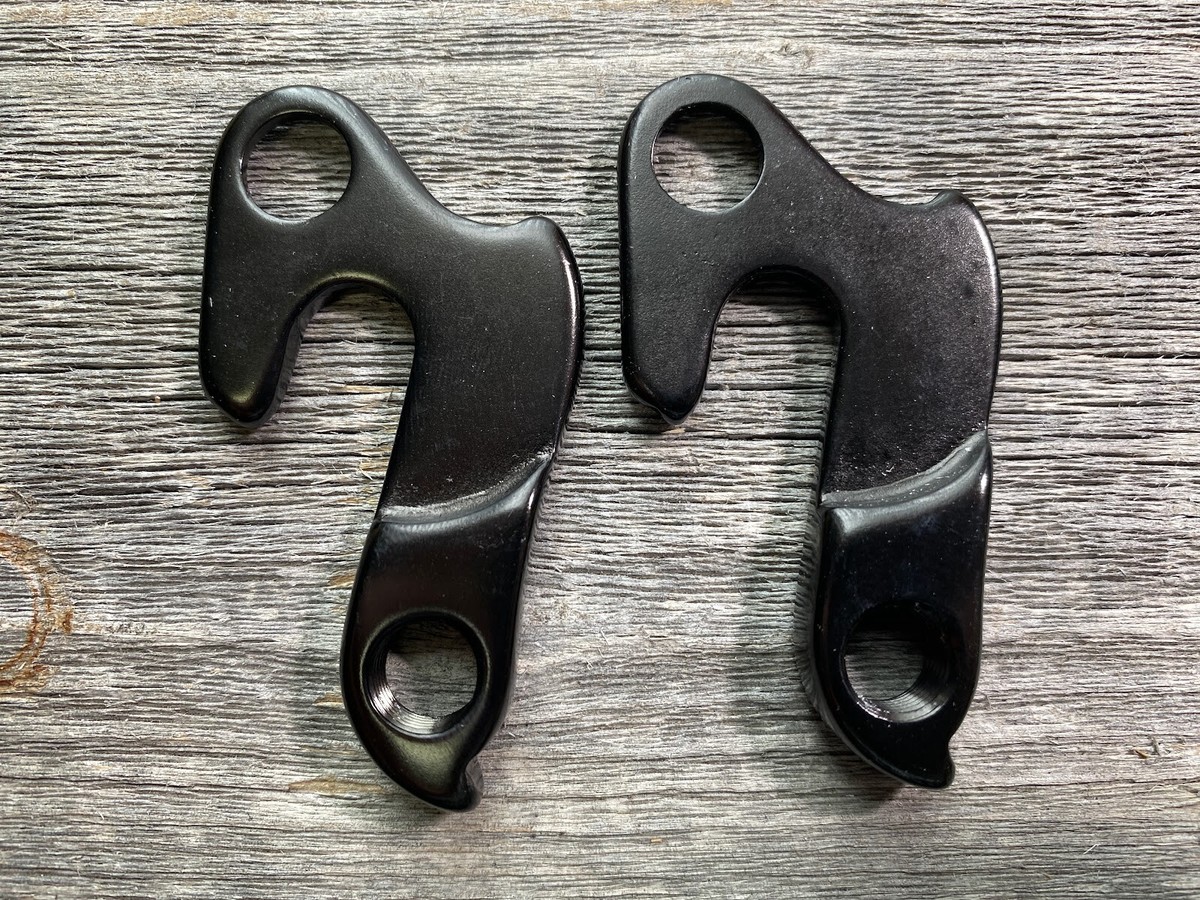 BIKE BICYCLE FRAME REAR DERAILLEUR HANGER FOR DROPOUT ROAD MTB PAIR BLACK