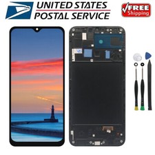 For Samsung A20 SM-A205G SM-A205GN A205A LCD Display Touch Screen Frame