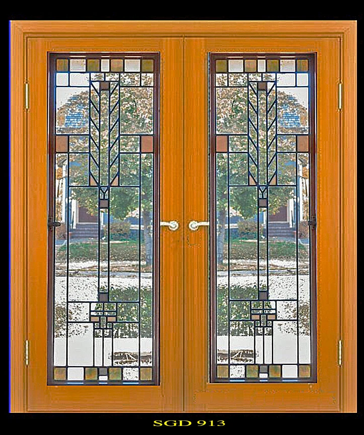 Frank Lloyd Wright Stained Glass Doors