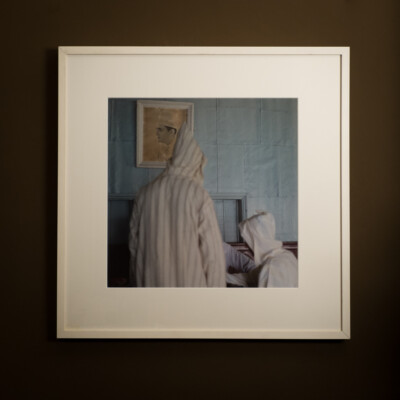 Hicham Gardaf . Café .. Zeitgenössische Kunst - große Fotografie . Marokko ..