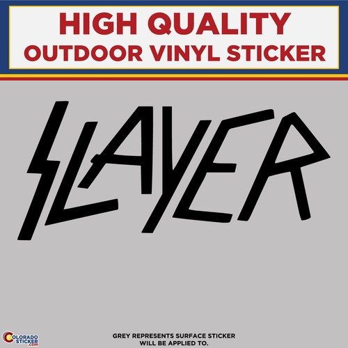 Slayer Text, Die Cut High Quality Vinyl Stickers - Picture 19 of 24