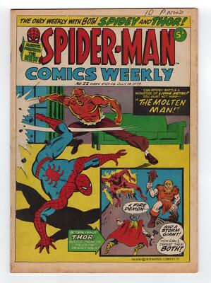 1965 MARVEL AMAZING SPIDER-MAN #28 & JOURNEY INTO MYSTERY #104 1ST MOLTEN MAN UK