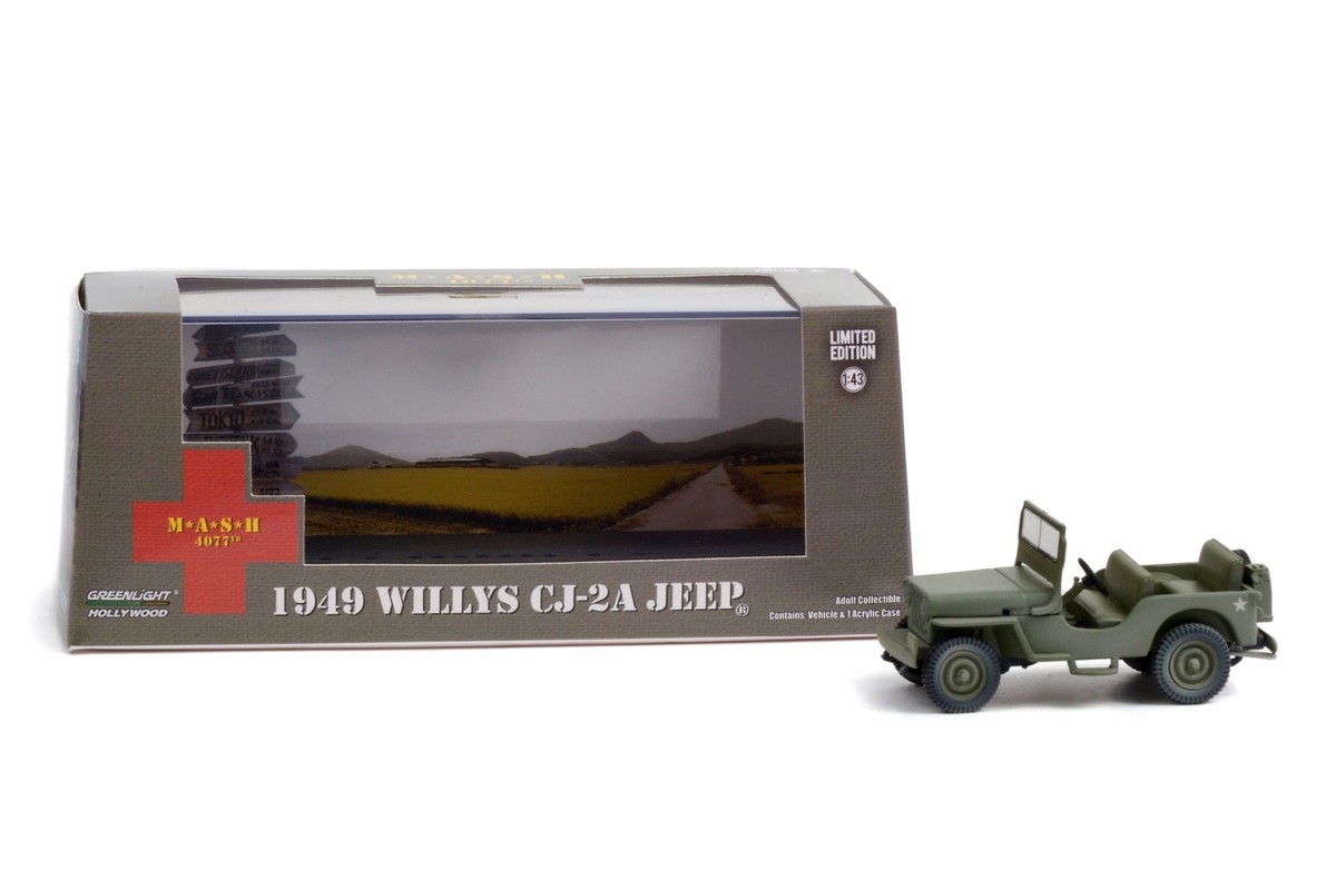 1949 WILLYS CJ-2A JEEP 1/43 scale DIECAST CAR GREENLIGHT 86592 | eBay