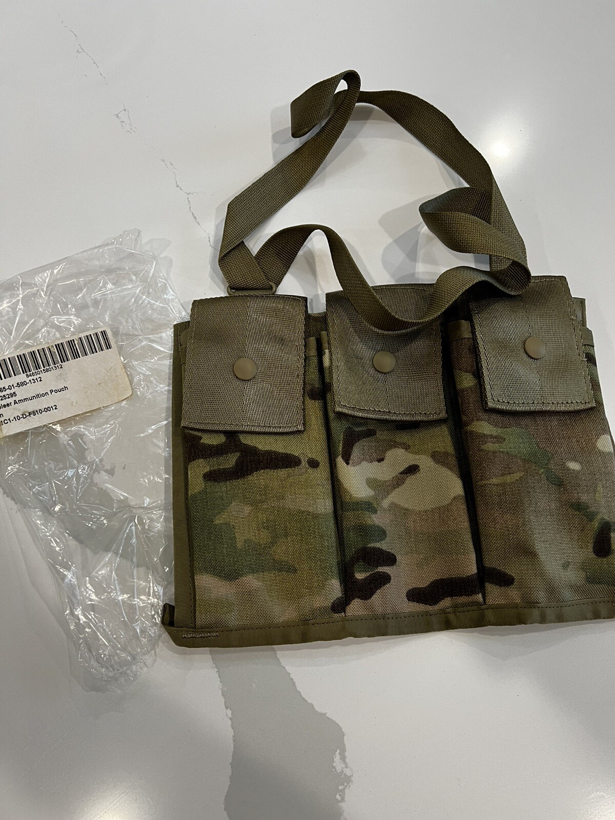 New USGI OCP Multicam Molle II Bandoleer 6Mag 5.56 Ammunition Pouch