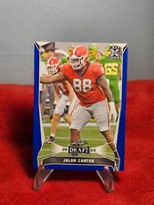 2023 Leaf Draft - Blue Rookie #52 Jalen Carter (RC) Georgia Bulldogs