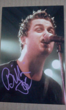 Green Day Billie Joe Armstrong Fully personally signed 6 x 4