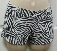 Capezio Zebra White Tiger w/ Pink Leopard Hearts Dance Adult sizs 9876