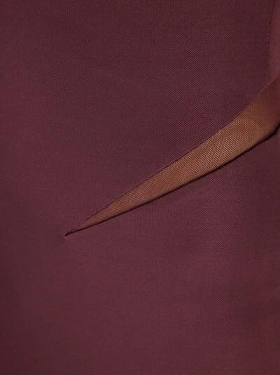 Abito a maglia aderente a maglia T di Alexander Wang bordeaux taglia small