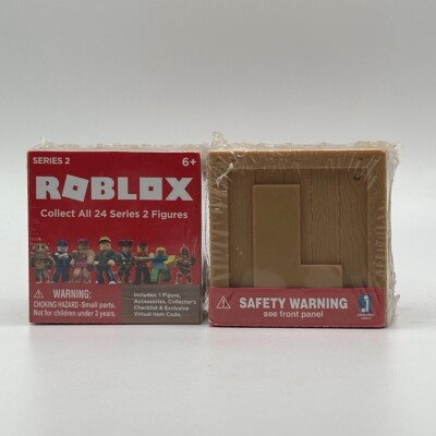 2x Roblox Classics Series Figures Wood Color Blind Boxes Mystery Cubes  SEALED!