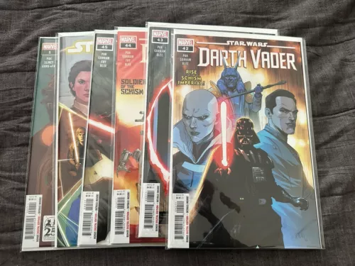 Star Wars Darth Vader #42-45 +Revelations & Phantom Menace 25th Marvel Comics