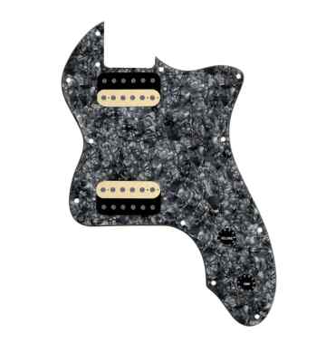 920D 72 Thinline Tele Loaded Pickguard Hot Rough Neck Humbucker Black Pearl /B-C
