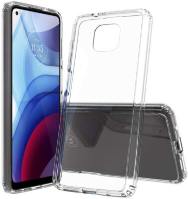 For Motorola Moto G Power (2021) - Hard Premium TPU Case Cover Transparent Clear