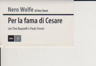 STICKER - FOR THE FAME OF CAESAR - WOLFE - ELLEU TV