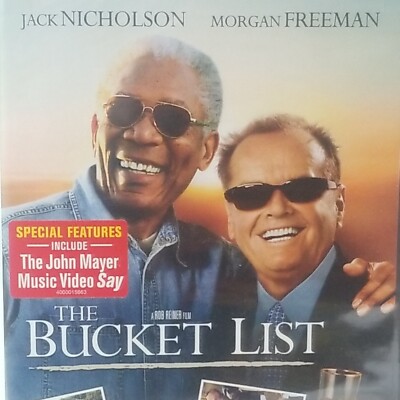 The Bucket List DVD 2008 Jack Nicholson Morgan Freeman New Factory Sealed Comedy