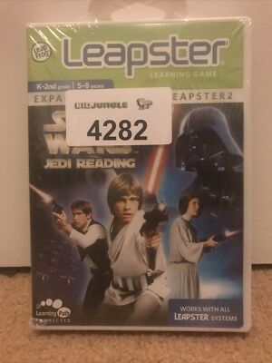 Star Wars: Jedi Reading for Leapster (Leap Frog) - Complete w Manual - 5-8 Years