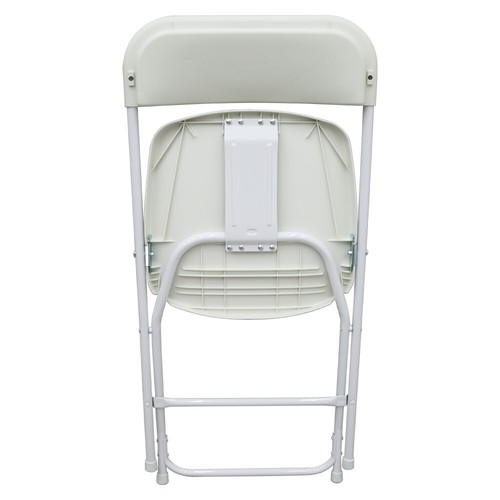 5pcs White Plastic Folding X-Shaped Stackable Chairs for Commercial/Wedding - Picture 11 of 24