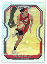 2021 Prizm WNBA Silver Prizm #43 Dearica Hamby Las Vegas Aces Wake Forest
