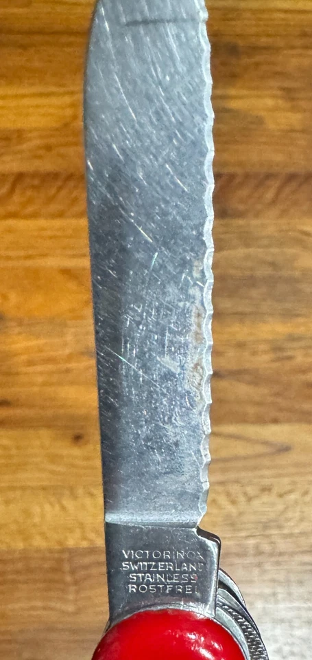 Navaja suiza vintage Victorinox Outdoorsman original (años 60-70) con bolsa Foto 4 de 4