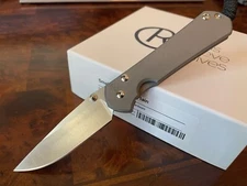 Chris Reeve Knives Small Sebenza 31 MagnaCut Polished Blade Silver Hardware