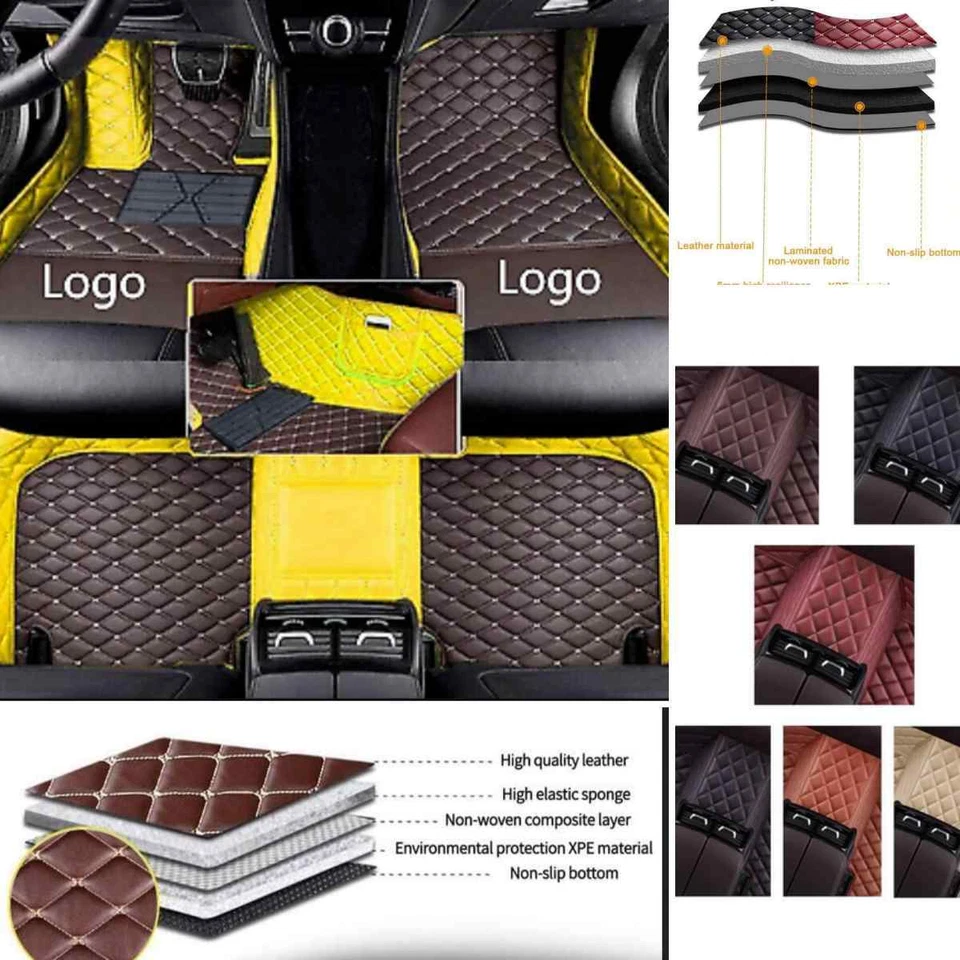 Alfombrillas personalizadas impermeables forros originales de bolsillo hechas a mano para GMC Foto 4 de 4