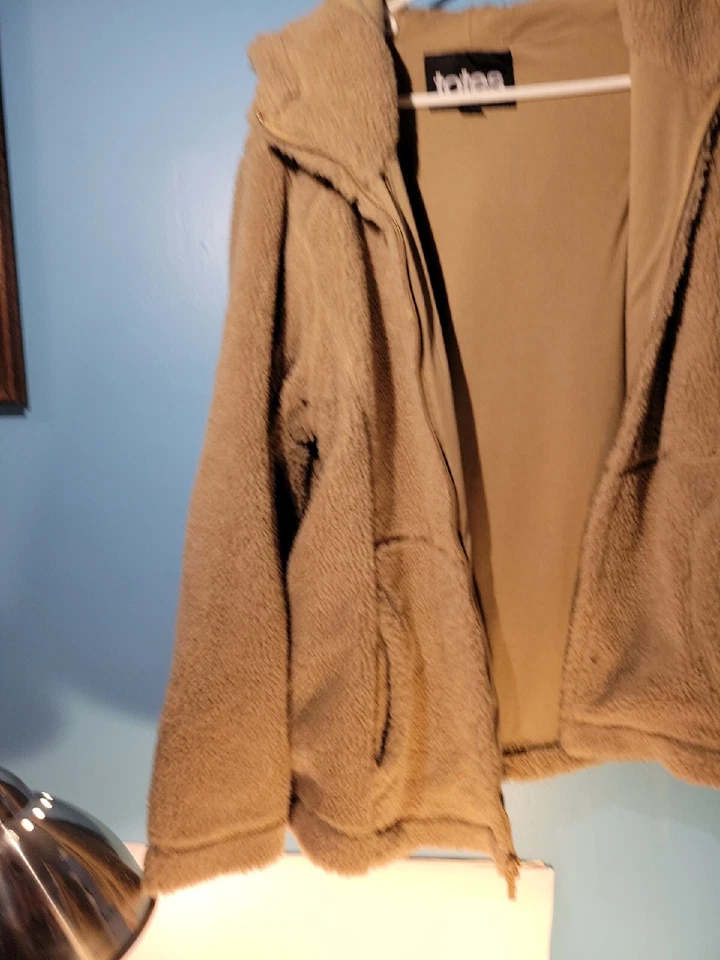 Totes Womens Hooded Full Zip Fleece Sweater Jacket Size L Foto 3 de 4