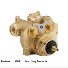 Kohler K-2972-KS-NA 6 MasterShower 1/2 Inch Thermostatic Rough In Valve with 10