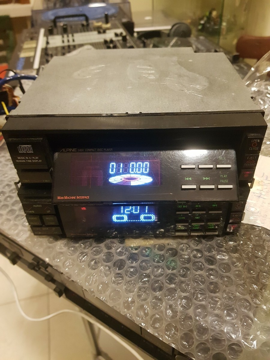 Alpine 7357F Car Tape Deck+ 5930 Car Cd Player Old School