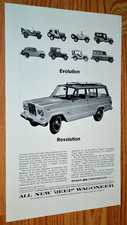 1964 Jeep Wagoneer Evolution Original Vintage Advertisement Print Ad 64
