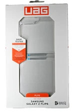UAG Samsung Galaxy Z Flip 6 Case Plyo Ice, Rugged Anti-Yellowing Transparent NIB