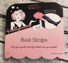 Hollywood Fashion Secrets Boot Straps One Size Retails 14.49