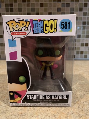 FUNKO POP! - Teen Titans Go! - STARFIRE AS BATGIRL #581 - Vinyl Figure