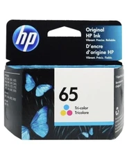 HP #65 Color Ink Cartridge 65 N9K01AN NEW GENUINE