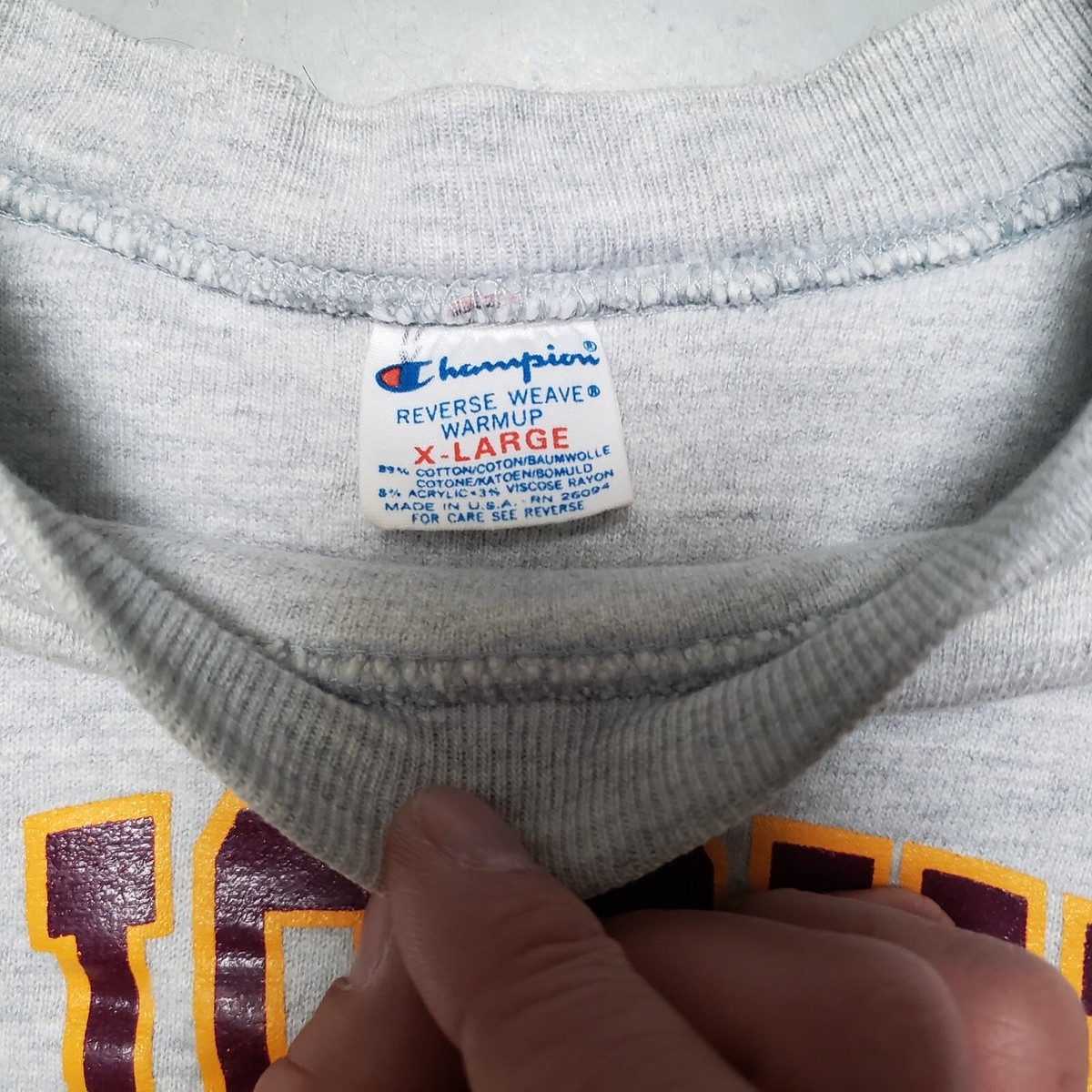 Vtg 80s CHAMPION Double Face Reverse Weave Sweatshirt Vtg 80s CHAMPION Double Face Reverse Weave Sweatshirt
