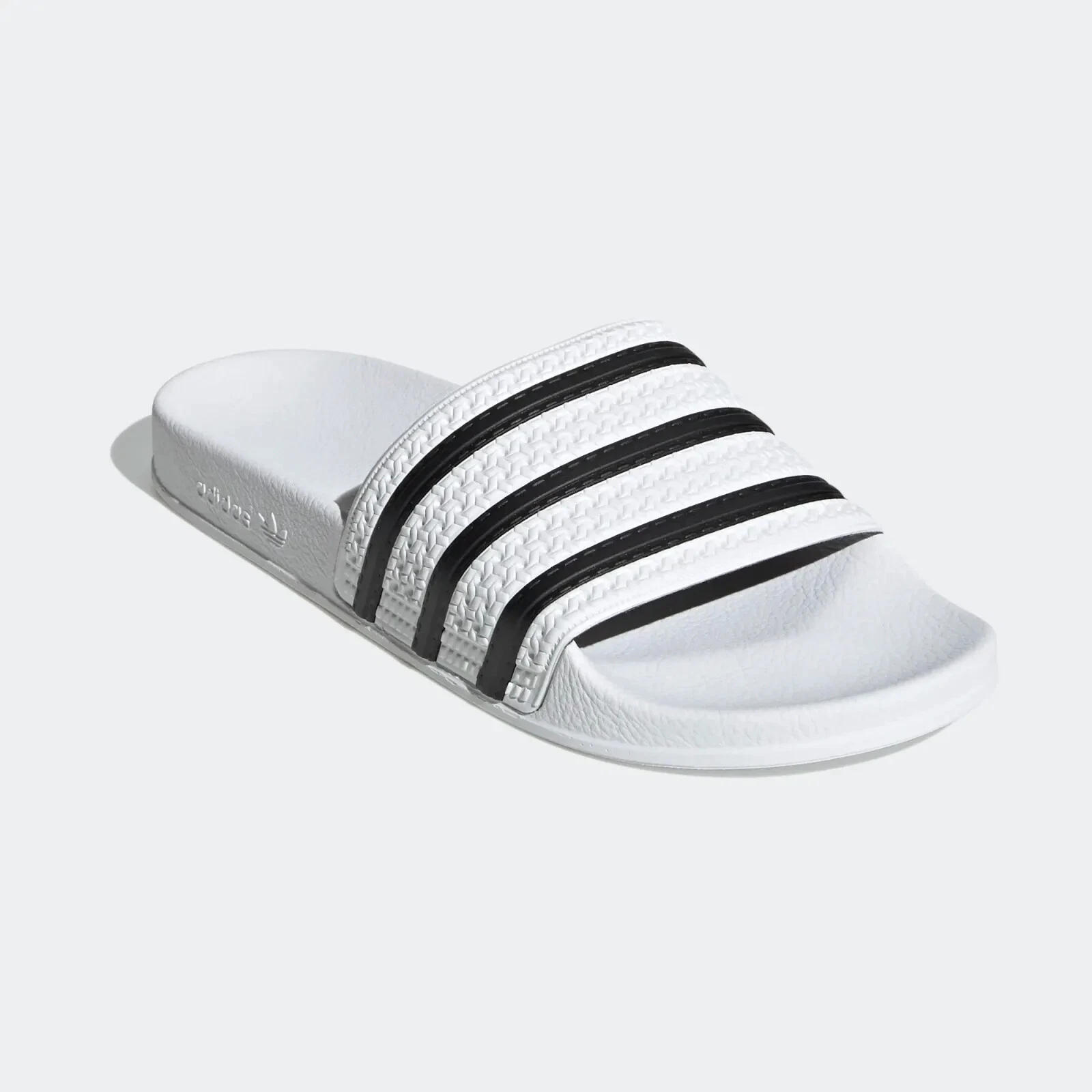 Sandali Adidas Originals Adilette Slides Taglia da 4 12 Bianco Nero Grande Vendita