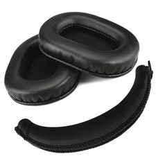 Geekria Earpad Headband Compatible with SONY MDR-7506 Headphones Black