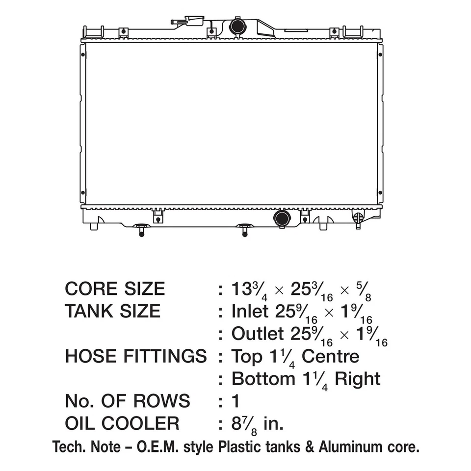 For Toyota Corolla 1998-2002 CSF Engine Coolant Radiator Foto 2 de 2
