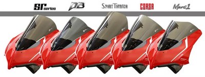 Zero Gravity Ducati Panigale V4 S 2020-2021 Double Curved Blase - Farbe in